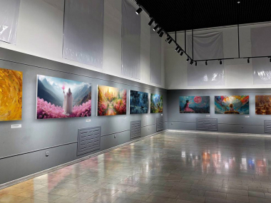 превью публикации Картины, созданные AI на основе впечатлений незрячих детей, представили в Ташкенте